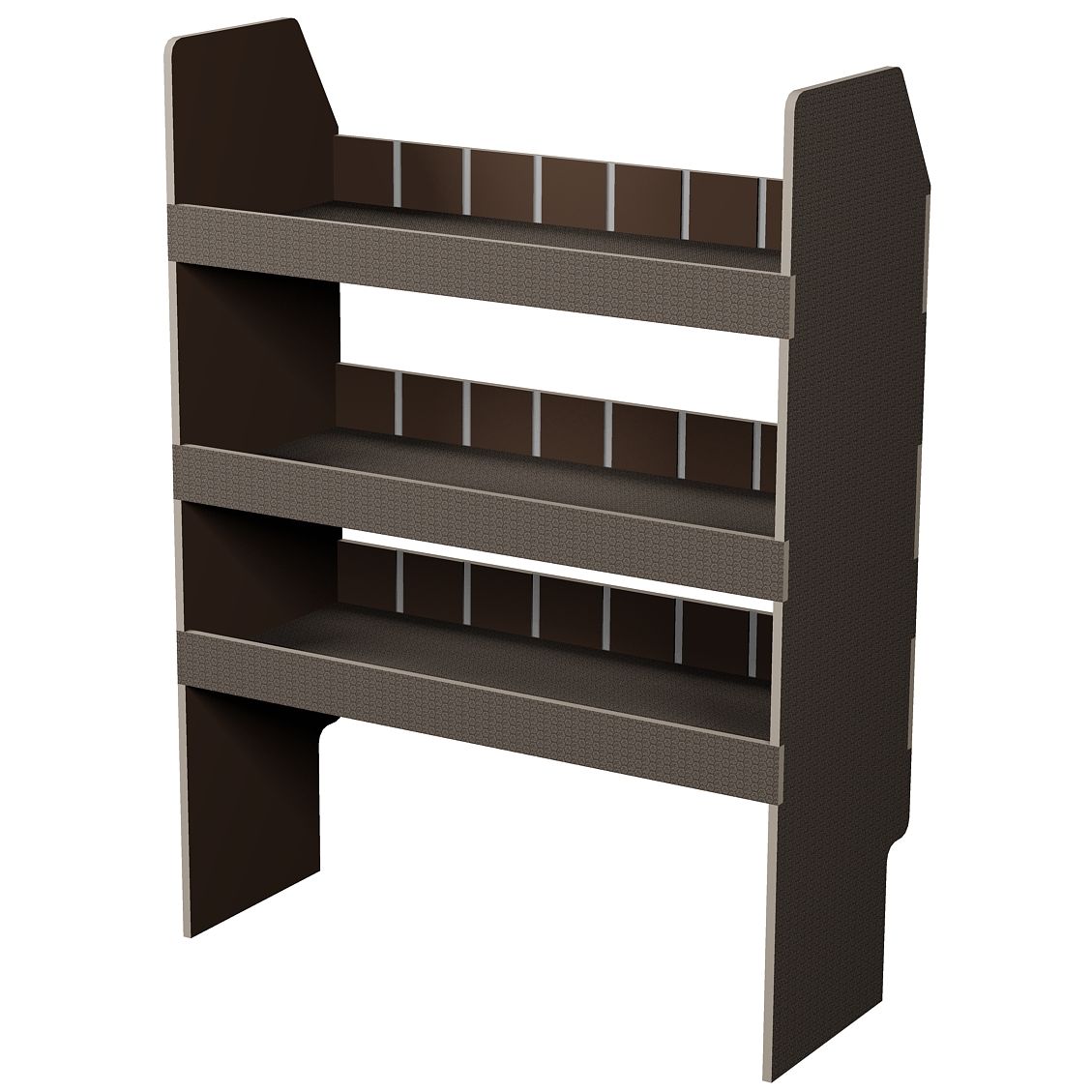 Fahrzeugregal 850 x 1150 x 350 mm, für Einstecktrennwände, 340 mm Bodenfreiheit