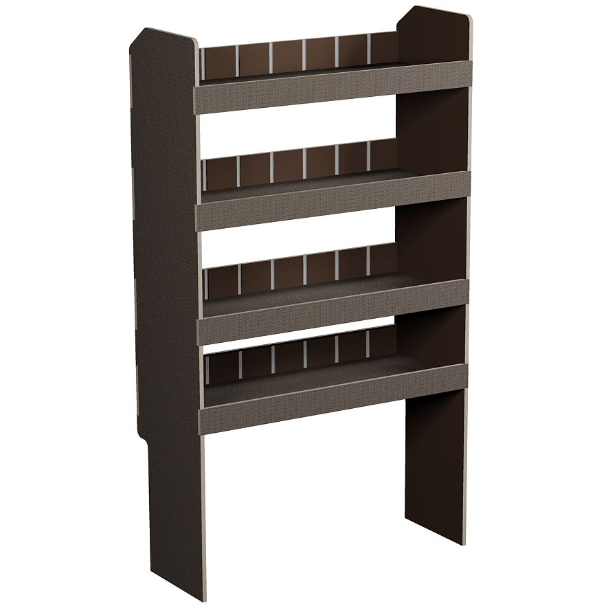 Fahrzeugregal 850 x 1490 x 350 mm, für Einstecktrennwände, 460 mm Bodenfreiheit