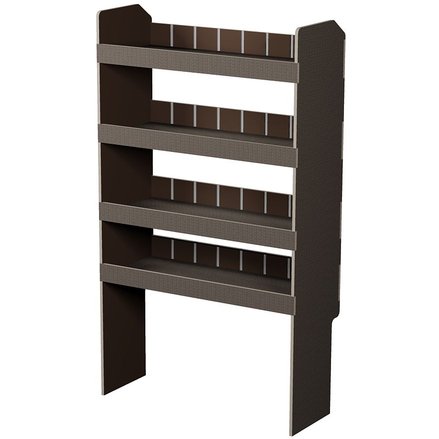 Fahrzeugregal 850 x 1490 x 350 mm, für Einstecktrennwände, 460 mm Bodenfreiheit