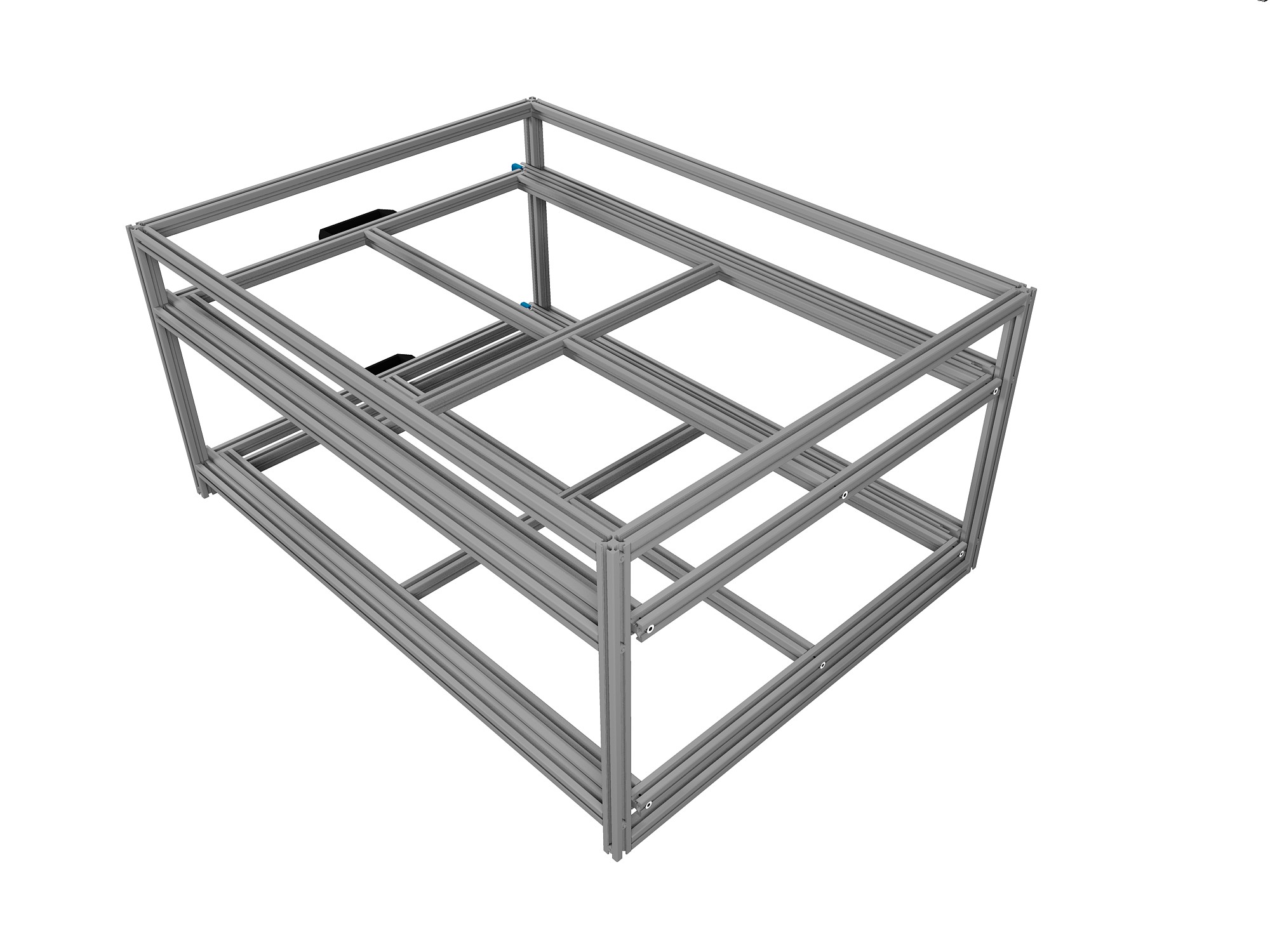 Heckauszug 800 x 1200 mm Euroboxen für Camper, Caravan, Wohnmobil & Nutzfahrzeuge, 220 kg Tragkraft, Typ 34, mit Euroboxen, Bestückung 1