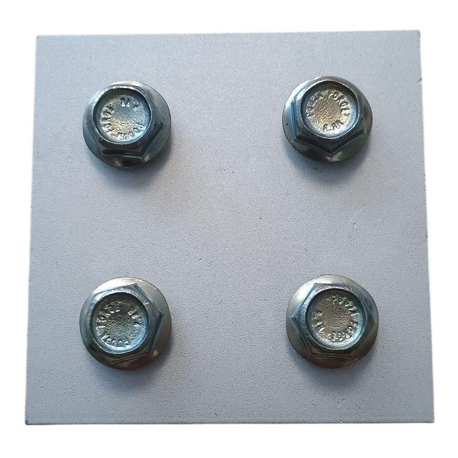 Verbindungsplatten 60x60  mm für Aluprofile 30x30, Nut 8 mm, 4-er Set