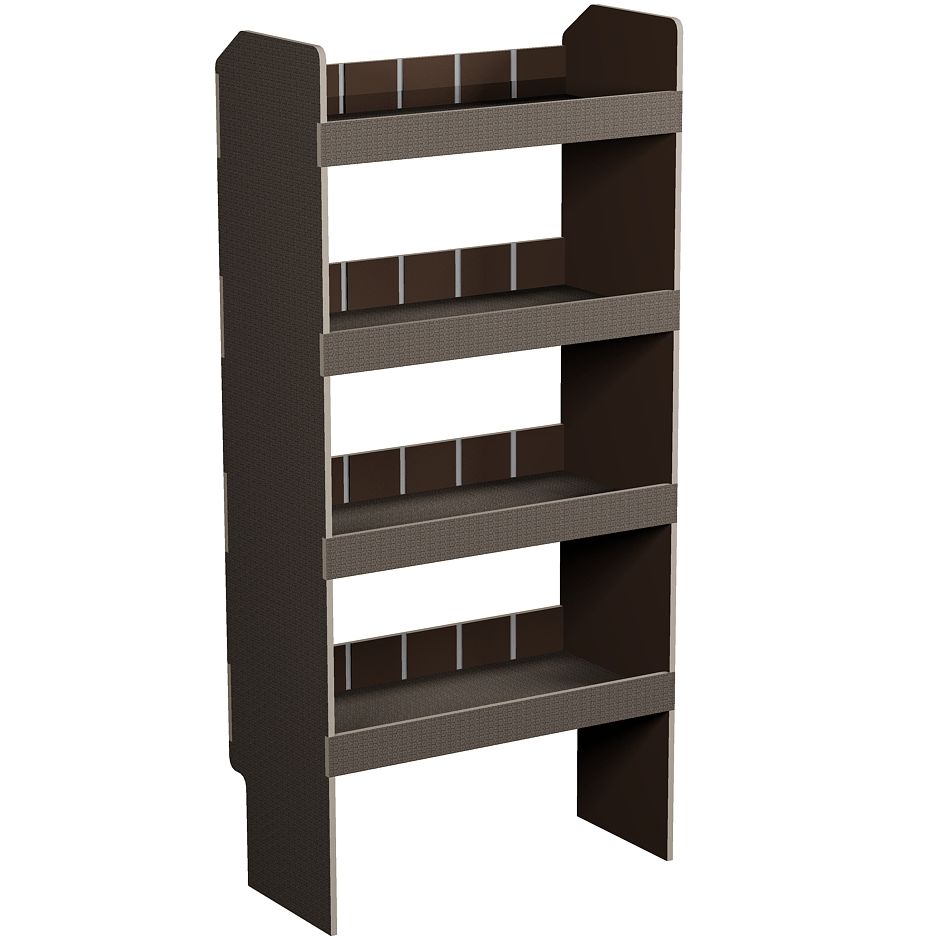 Fahrzeugregal 700 x 1490 x  350 mm, für Einstecktrennwände, 340 mm Bodenfreiheit