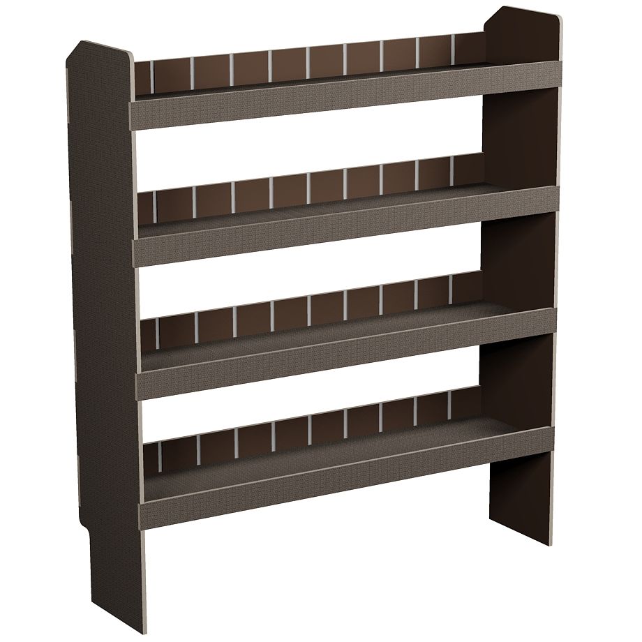 Fahrzeugregal 1450 x 1490 x 350 mm, für Einstecktrennwände, 460 mm Bodenfreiheit