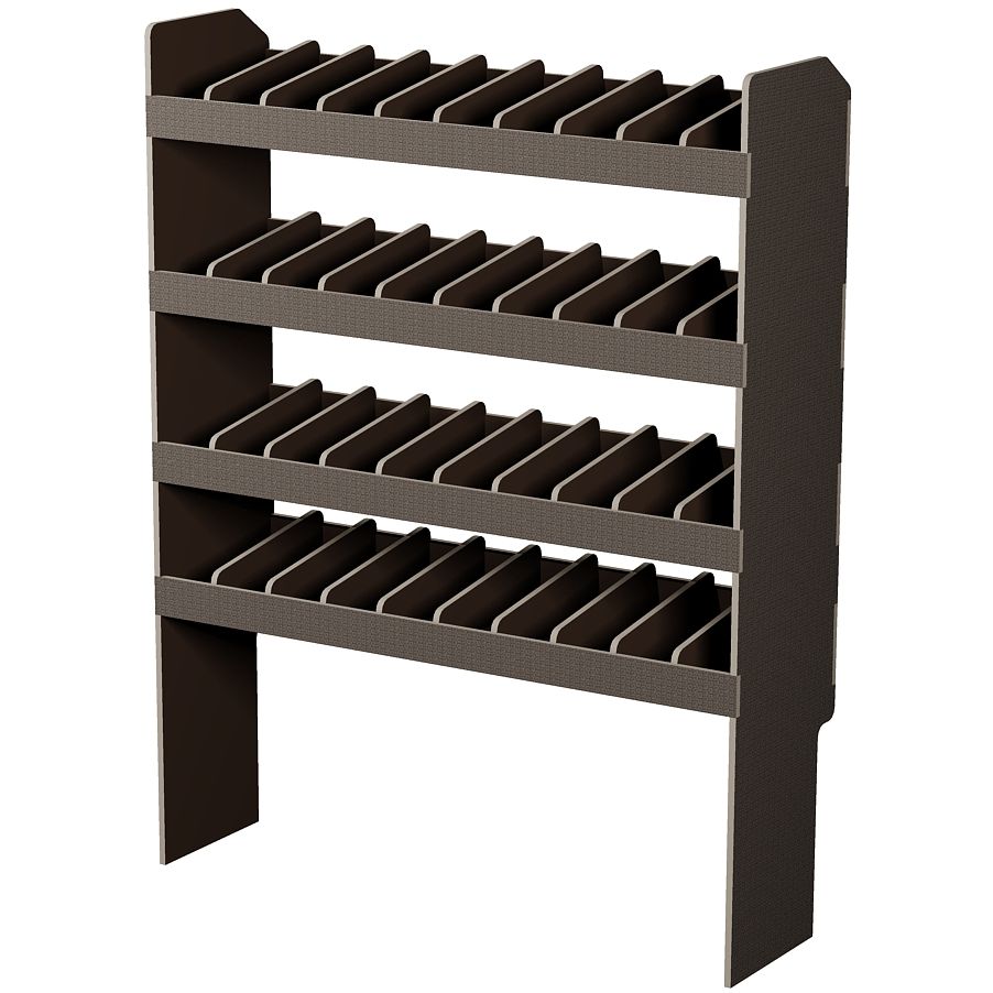 Fahrzeugregal 1150 x 1490 x 350 mm, für Einstecktrennwände, 460 mm Bodenfreiheit