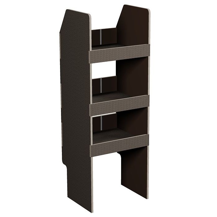 Fahrzeugregal 400 x 1150 x 350 mm, für Einstecktrennwände, 340 mm Bodenfreiheit