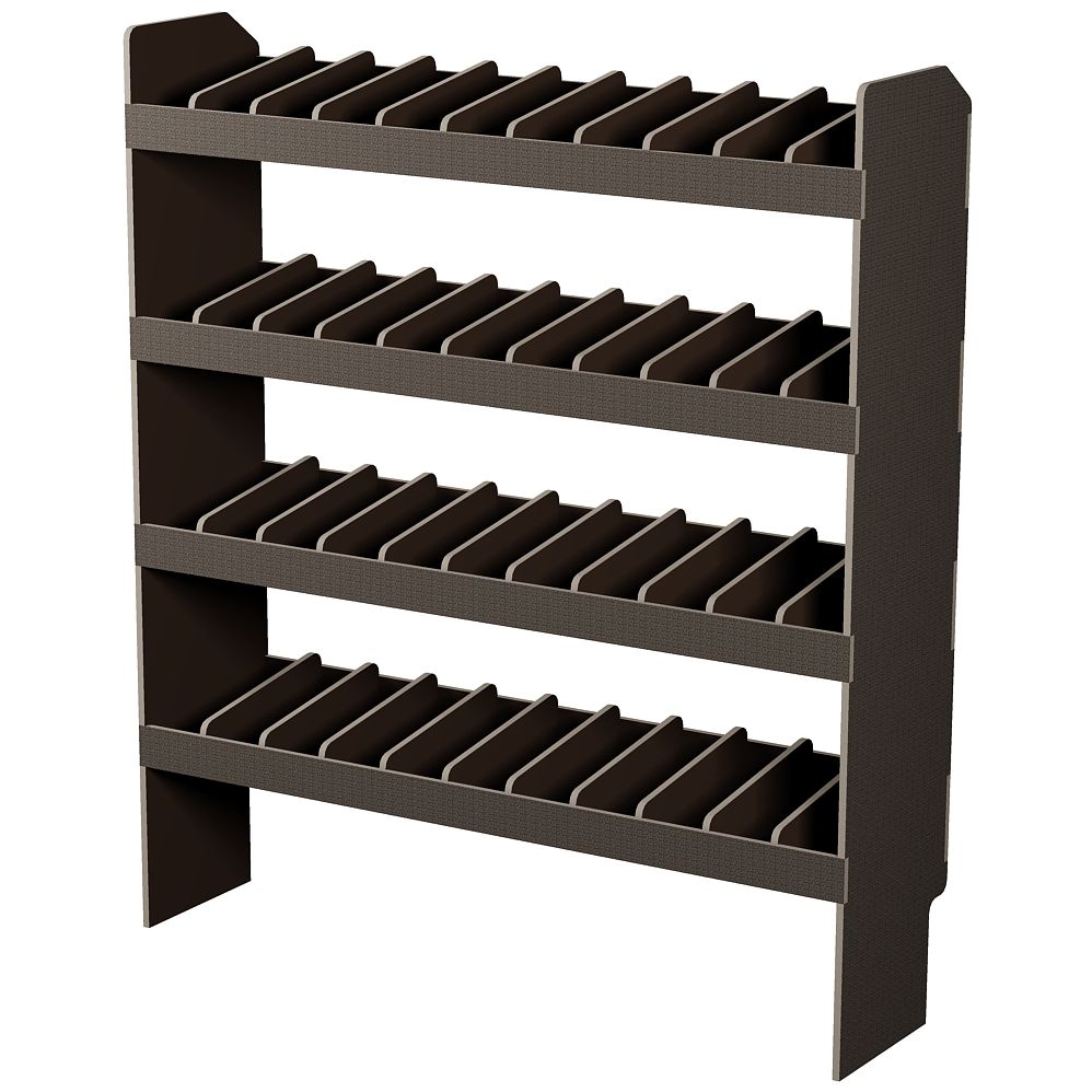 Fahrzeugregal 1300 x 1490 x 350 mm, für Einstecktrennwände, 340 mm Bodenfreiheit