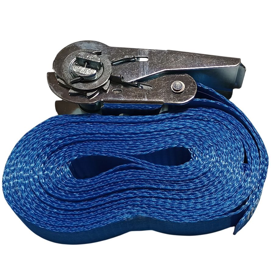 Spanngurt 4m, 1-teilig, LC 800 daN i.d.U., blau, 12-er Set