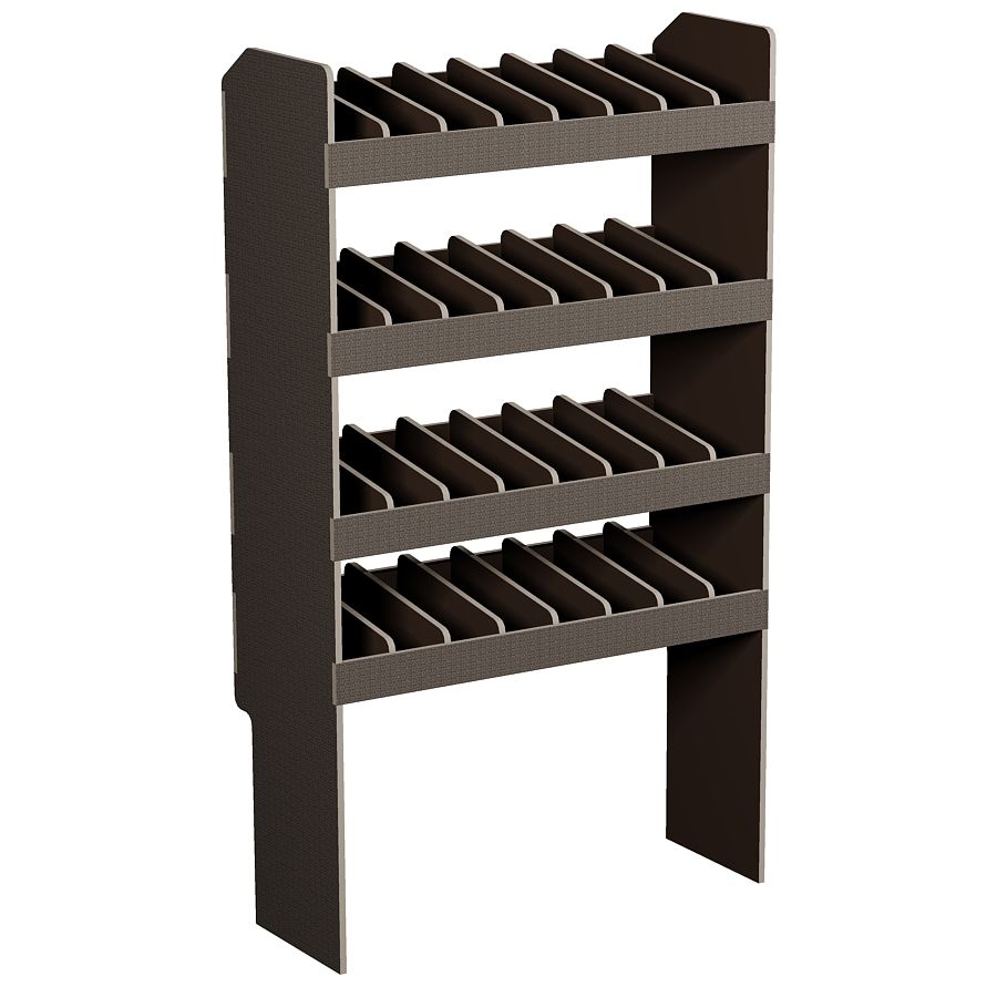 Fahrzeugregal 850 x 1490 x 350 mm, für Einstecktrennwände, 460 mm Bodenfreiheit