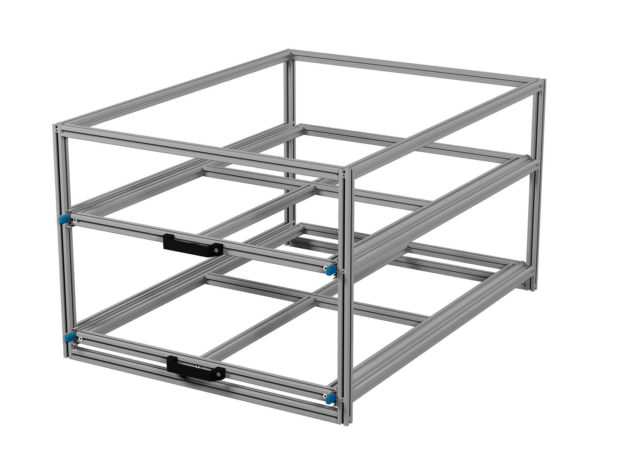 Heckauszug 800 x 1200 mm Euroboxen für Camper, Caravan, Wohnmobil & Nutzfahrzeuge, 220 kg Tragkraft, Typ 35, mit Euroboxen, Bestückung 1